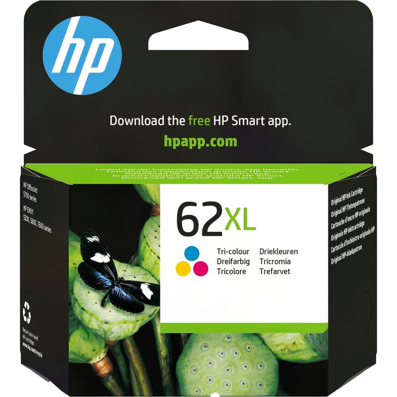 HP C2P07AE/62XL Printhead cartridge color high-capacity. 415 pages ISO