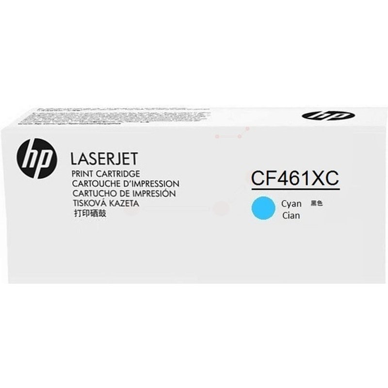 HP CF461XC/656X Toner cartridge cyan Contract. 22K pages ISO/IEC 19798