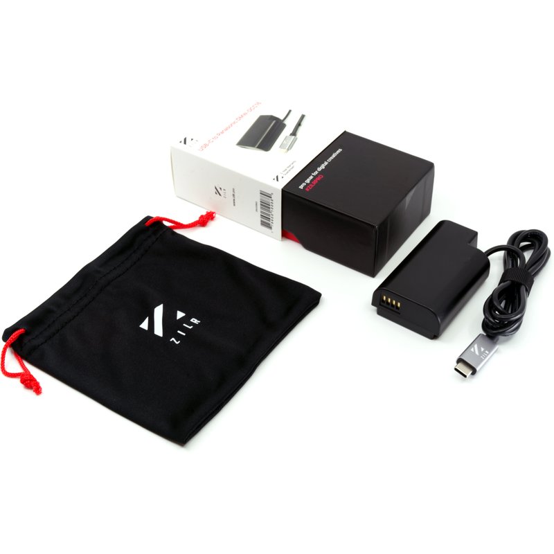Zilr USB-C to Panasonic DMW-DCC16 Battery Power Adapter