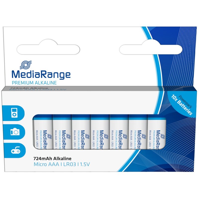 MediaRange MRBAT102 household battery Single-use battery AAA Alkaline