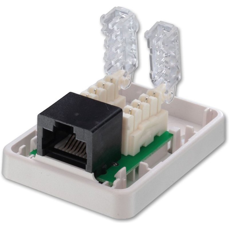 Lindy Toolless Cat.5e Surface Mount Box