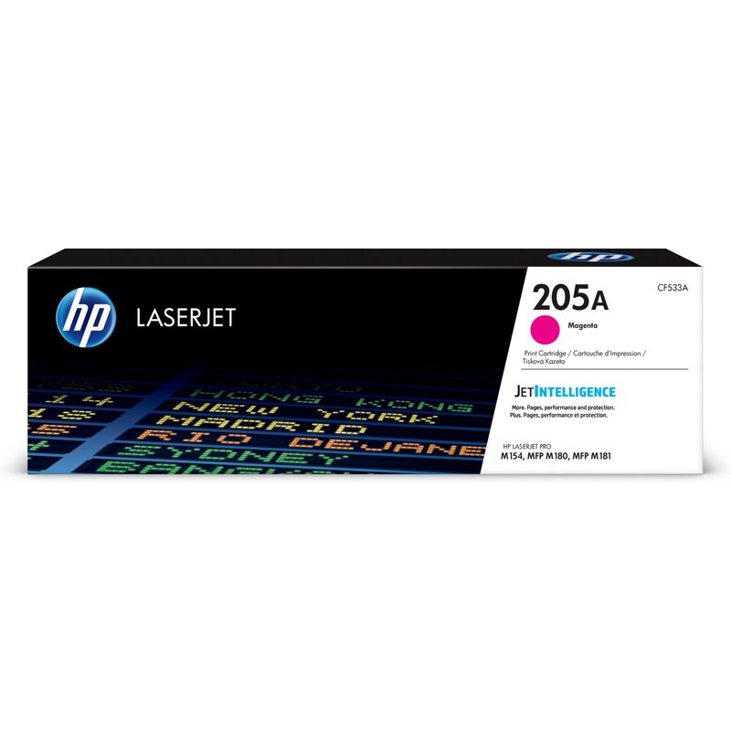 HP CF533A/205A Toner cartridge magenta. 900 pages ISO/IEC 19798 for HP