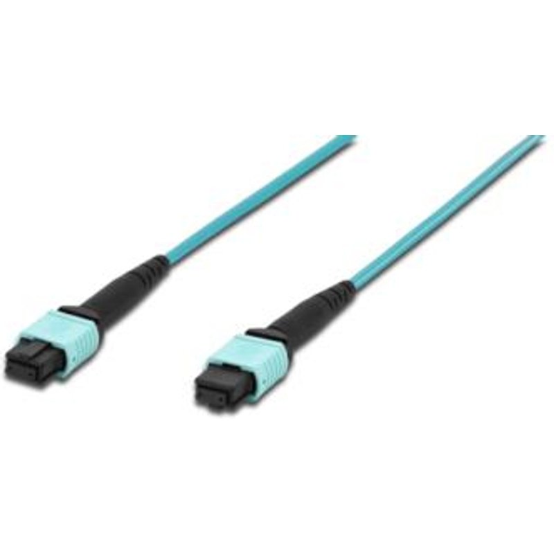 Digitus OM3 MPO/MPO 30m InfiniBand/fibre optic cable MPO/MTP Turquoise
