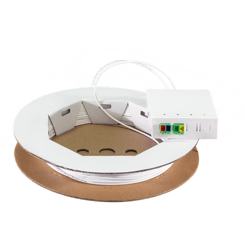 LogiLink FTTH termination box 2 x LCD/APC with 40 m connection cable