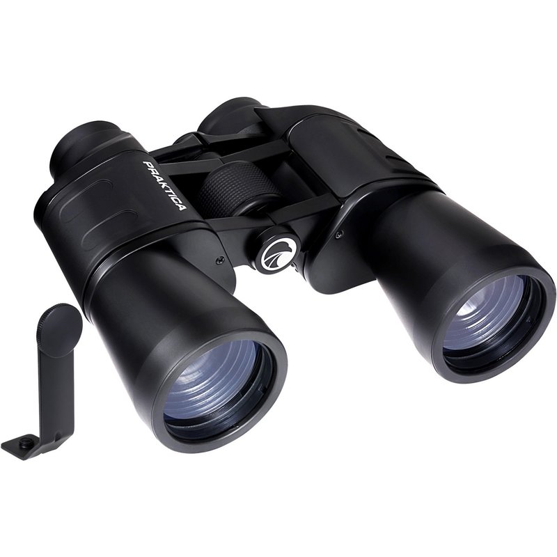 Praktica Falcon 10x50mm Porro Prism Field Binoculars - Black - Binocul