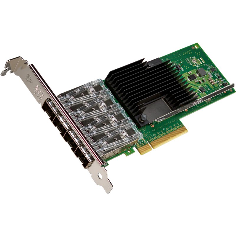 Intel Ethernet Converged Network Adapter X710-DA4 - network adapter - PCIe 3.0 x8 - 10 Gigabit SFP+ x 4 Model EX710DA4G2P5