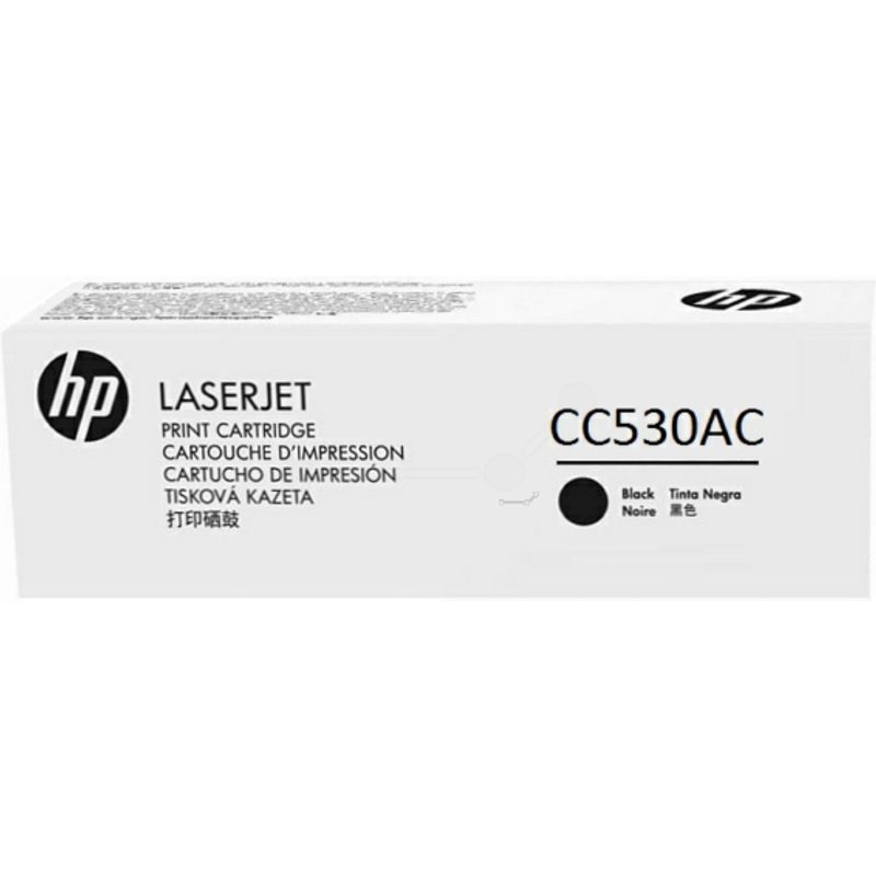 HP CC530AC/304A Toner cartridge black Contract. 3.5K pages ISO/IEC 197