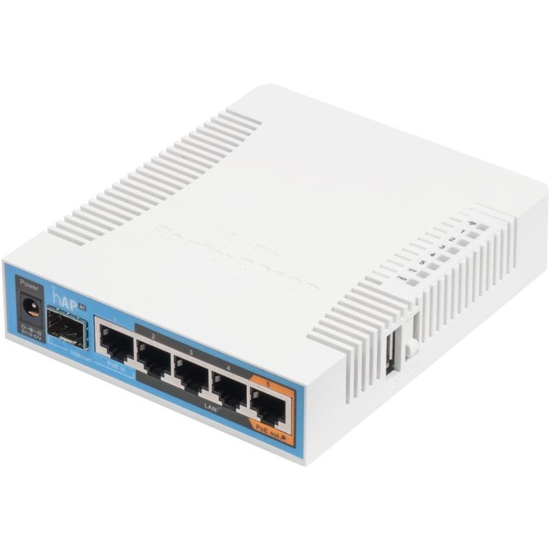 MikroTik - RB962UIGS-5HACT2HNT - MikroTik hAP ac Gigabit Dual Band Indoor Access Point (built-in antennas) INTL