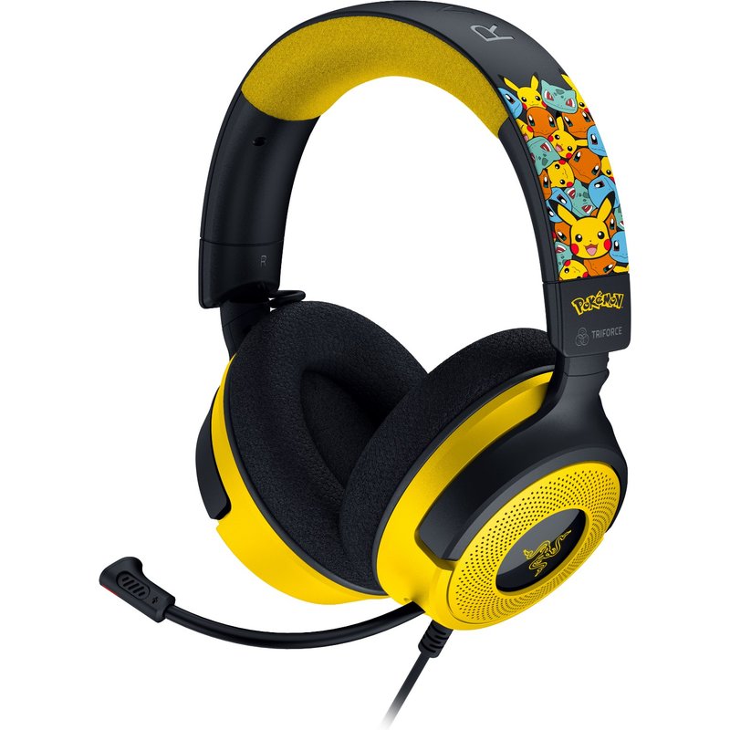 Razer Kraken V4 X Pokemon Headset Wired Head-band Gaming USB Type-C /