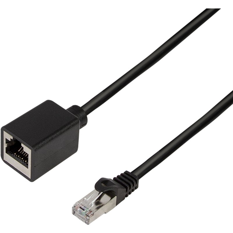 LogiLink CQX063S networking cable Black 3 m Cat6a S/FTP (S-STP) Round