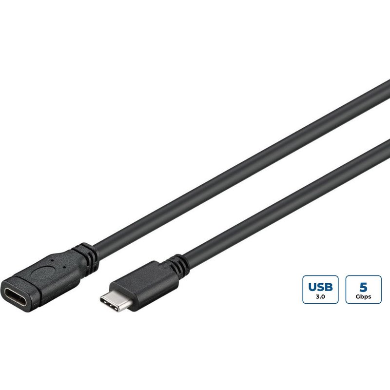 Microconnect USB3.1CC1EX USB cable USB 3.2 Gen 1 (3.1 Gen 1) 1 m USB C