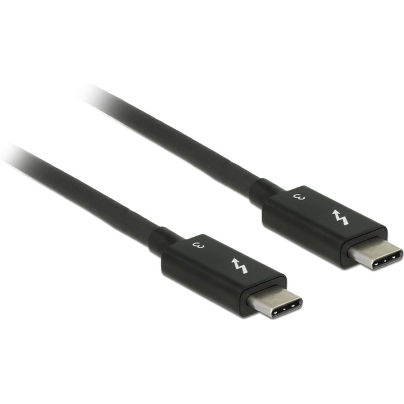 DeLOCK 84844 USB cable USB 3.2 Gen 2 (3.1 Gen 2) 0.5 m USB C Black