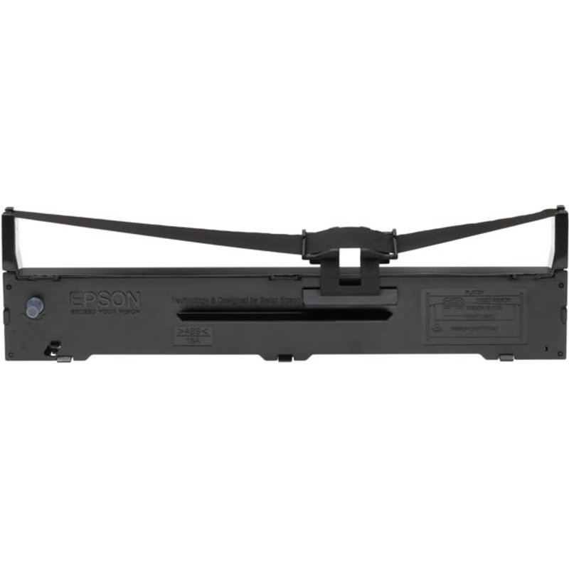 Epson SIDM Black Ribbon Cartridge for LQ-590 (C13S015337) - LQ-590IIN - LQ-590II - LQ-590 Black Dot Matrix 24-pin 5000000 characters Black