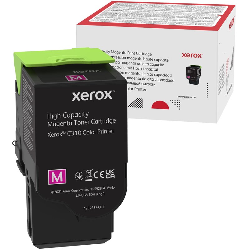 Xerox Genuine C310 Color Printer/C315 Color Multifunction Printer Magenta High capacity Toner Cartridge (5500 Pages) - 006R04366 0 pages 5500 pages Magenta 1 pc(s)