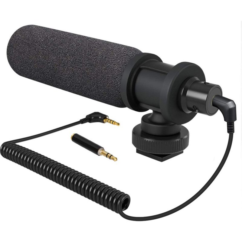 ProSound Shotgun Microphone Super Cardioid Electret Condenser 3.5mm Ja