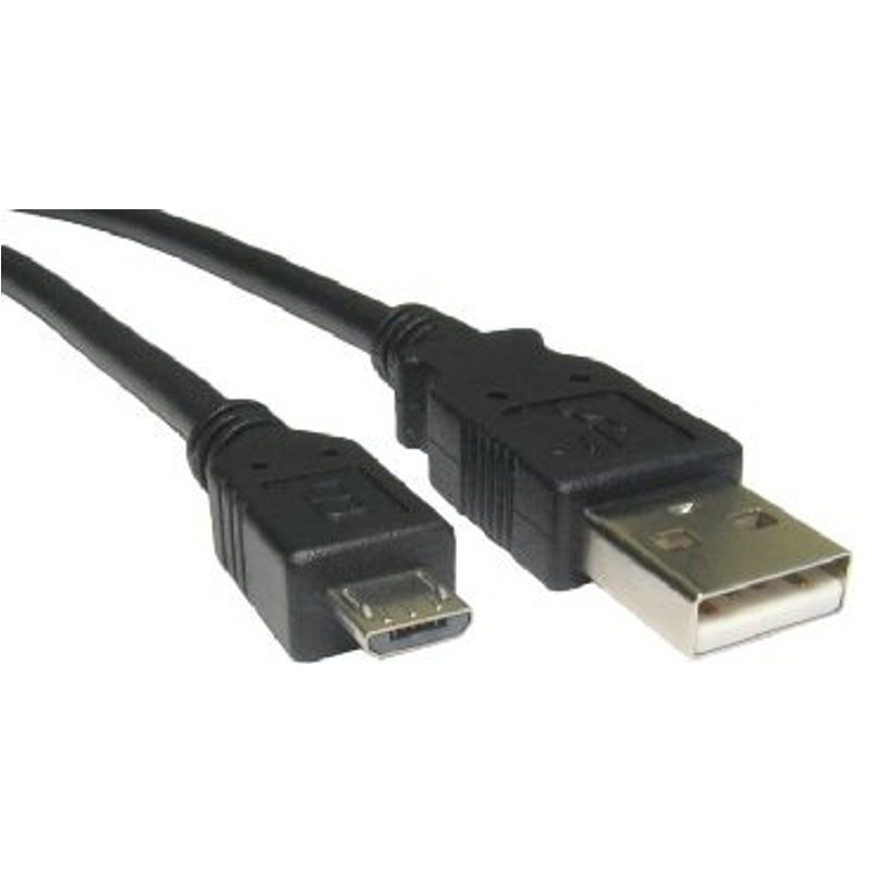 Cables Direct USB2-163 USB cable USB 2.0 3 m USB A Micro-USB B Black