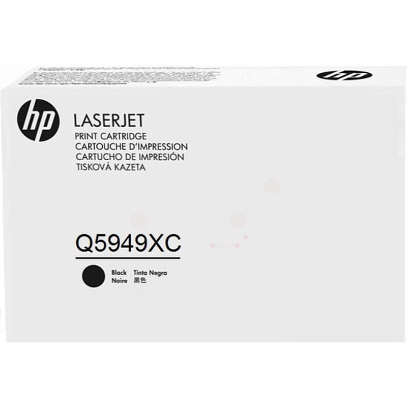 HP Q5949XC/49X Toner cartridge black Contract. 6K pages/5% for Canon L