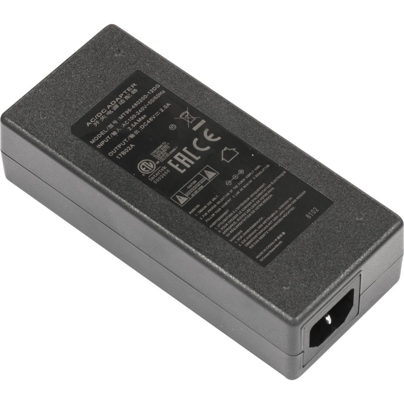 Mikrotik 48V2A96W power adapter/inverter Indoor 96 W Black