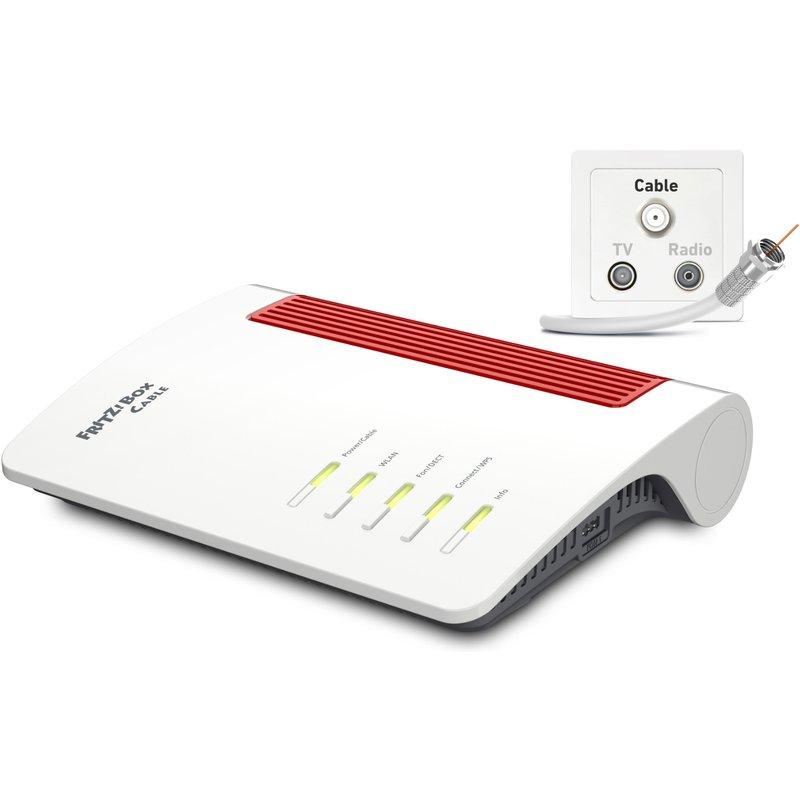 Box FRITZ! 6670 wireless router Dual-band (2.4 GHz / 5 GHz) White