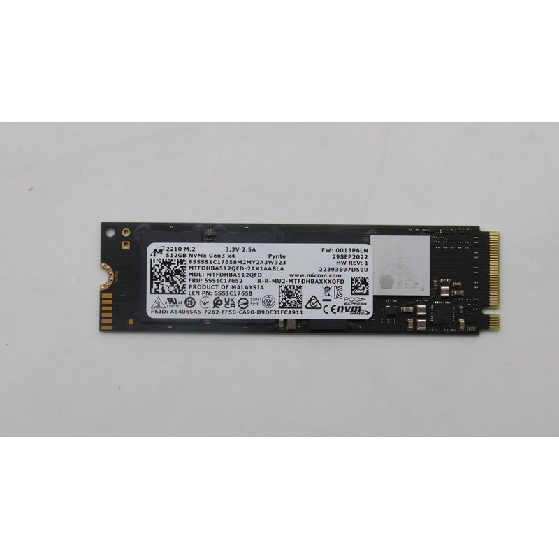 Lenovo 512G M.2 PCIe NVMe QLC SSD