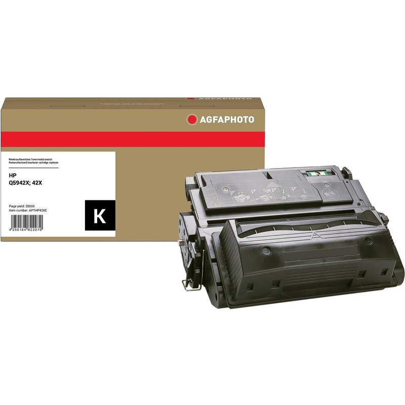 AgfaPhoto Compatible Toner Cartridge. Black. Replacement for HP Q5942X