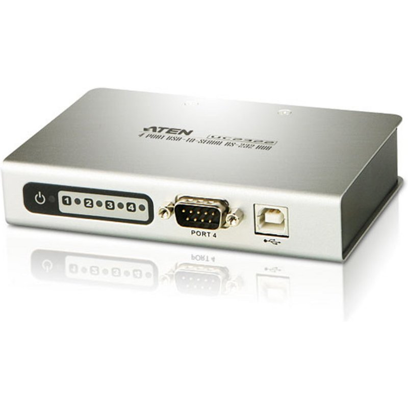 ATEN 4-Port USB-to-Serial RS-232 Hub