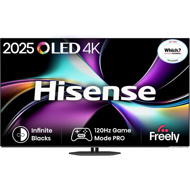 Hisense 65" A85QTUK Oled Smart Ai Tv With Freely
