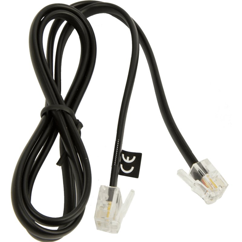 Jabra 8800-00-101 telephone cable Black