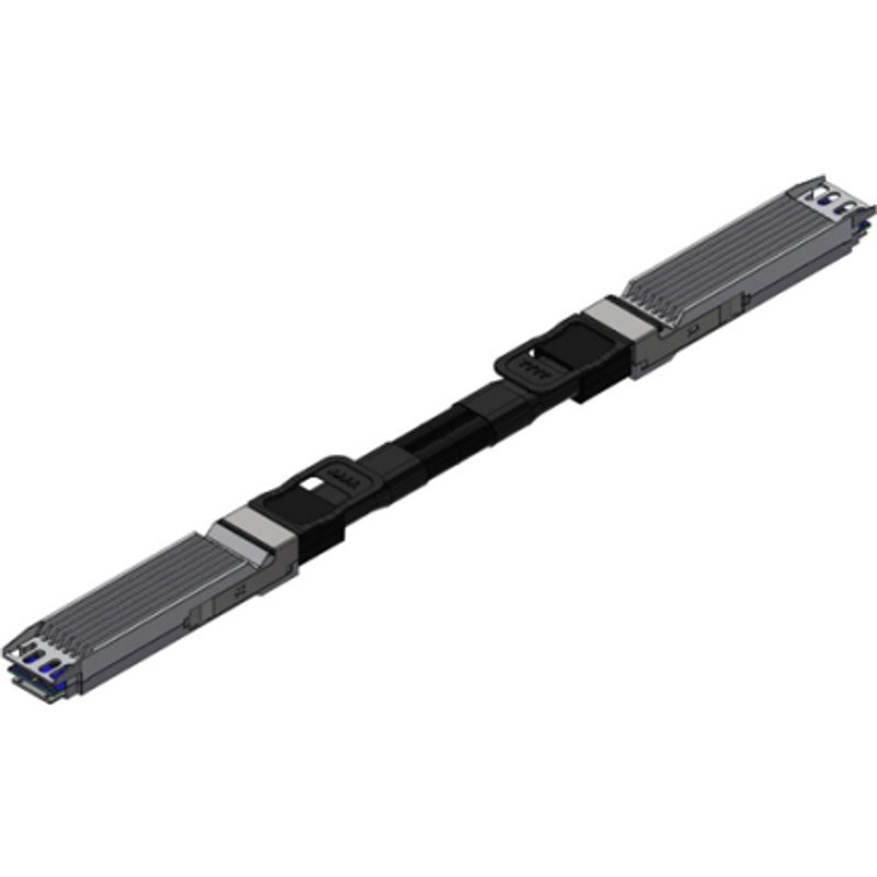 Nvidia MCA4J80-N003-FTF InfiniBand/fibre optic cable 3 m OSFP Black