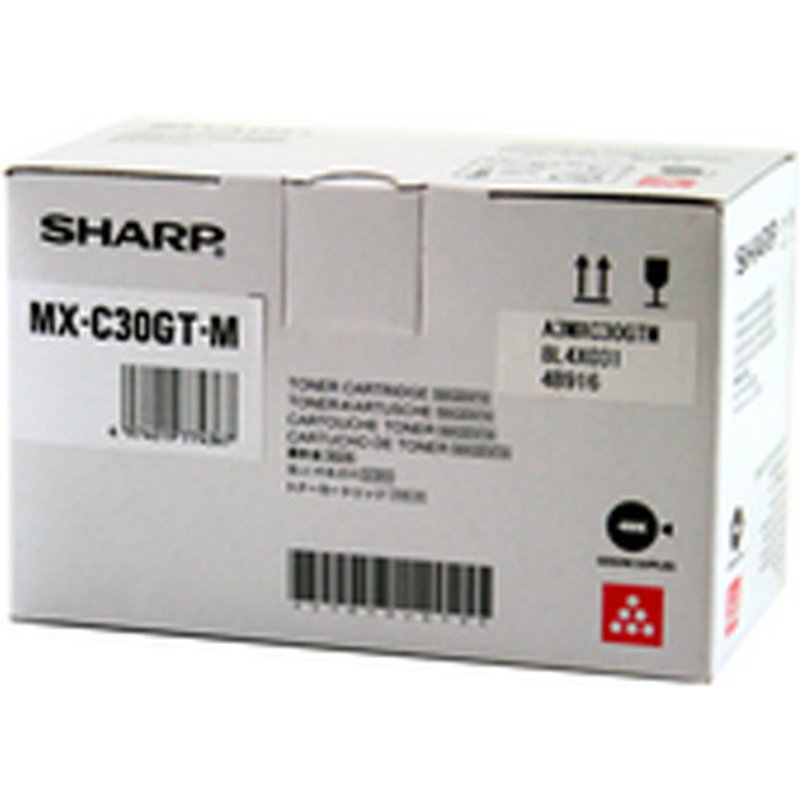 Sharp MXC-30GTM Toner-kit magenta. 6K pages ISO/IEC 19752 for Sharp MX