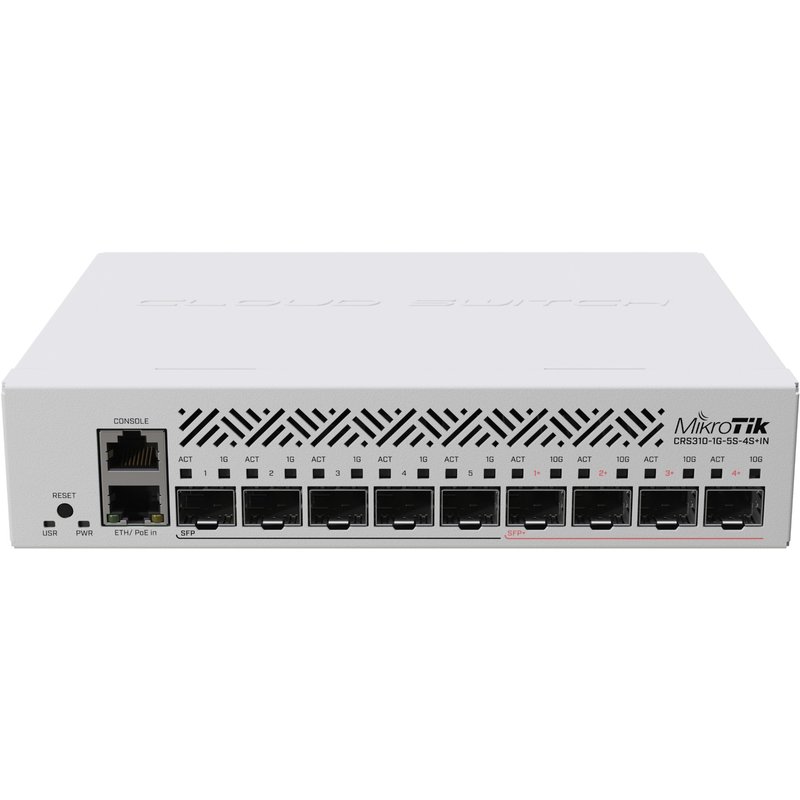 Mikrotik CRS310-1G-5S-4S+IN network switch Managed L3 Power over Ether