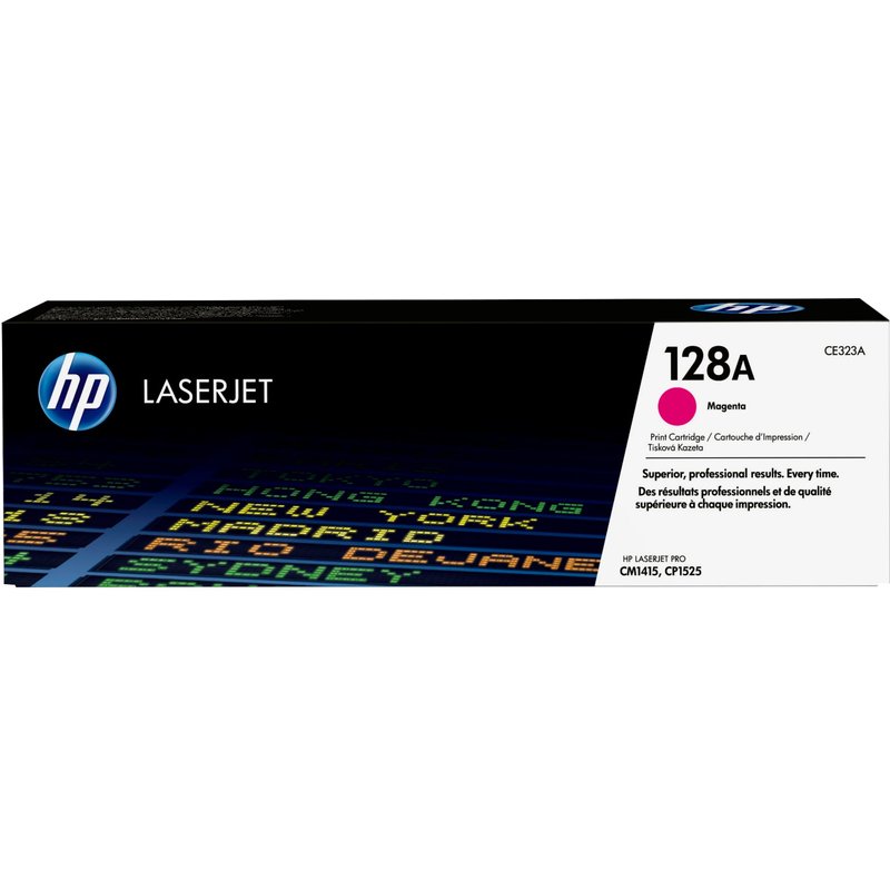 HP 128A Laserjet Cartridge, Magenta, Professional Quality Printing, none