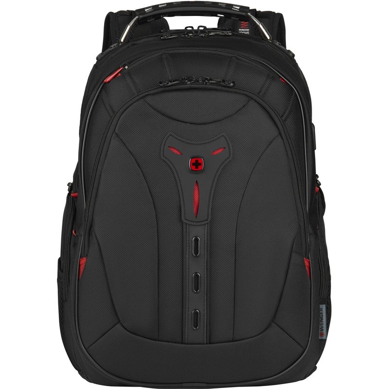 Wenger/SwissGear Pegasus Deluxe 16". Case type: Backpack Maximum screen size: 40.6 cm (16") Number of front pockets: 1 Carrying handle(s). Weight: 1.4 kg. Surface coloration: Monochromatic