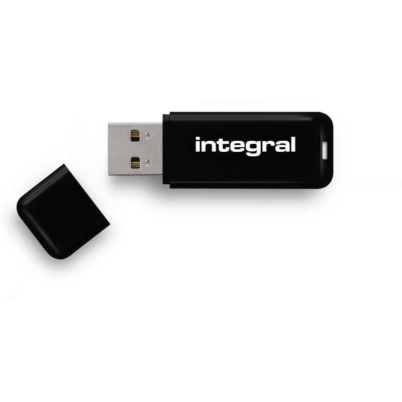 Integral 32GB USB3.0 DRIVE NEON BLACK UP TO R-100 W-30 MBS