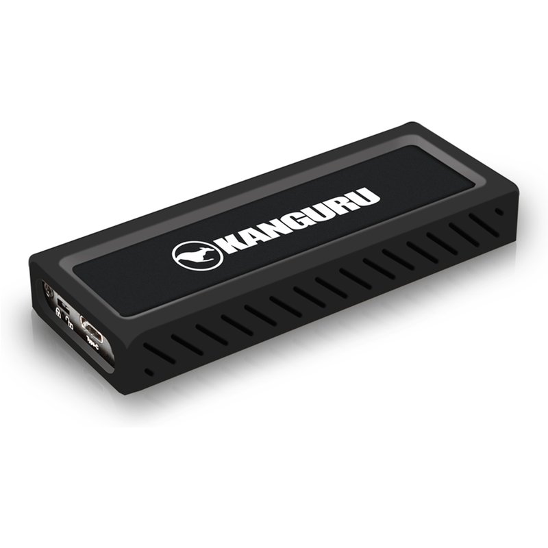 iStorage Kanguru UltraLock Superspeed+ USB-C M.2 NVMe External SSD 2 TB| Secure Portable Solid State Drive |Physical Write Protect Switch| Secure Firmware| TAA Compliant |