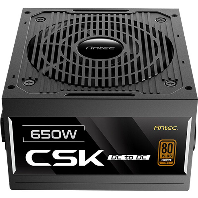 Antec CSK650DC EC power supply unit 650 W 20+4 pin ATX ATX Black