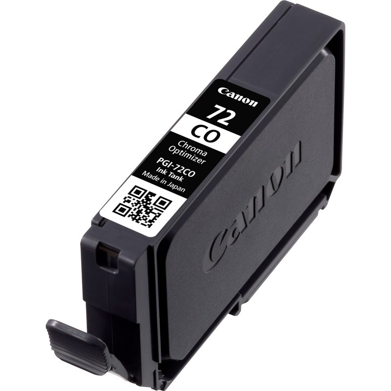 Canon PGI-72CO Clear Ink Cartridge (Chroma Optimiser). Cartridge capacity: Standard Yield Colour ink page yield: 165 pages Quantity per pack: 1 pc(s)