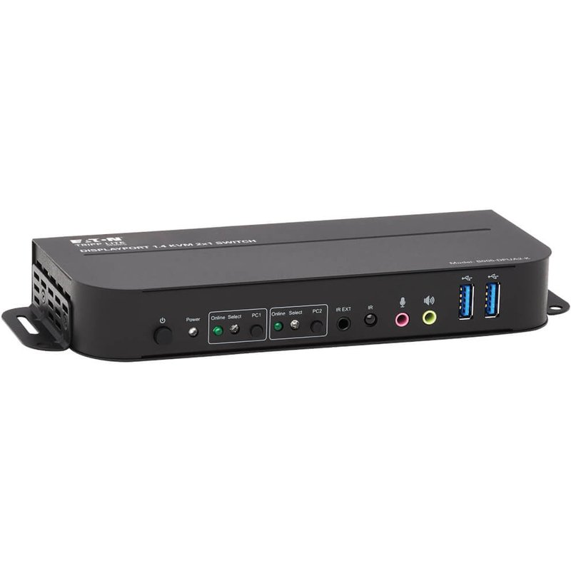 Tripp Lite B005-DPUA2-K 2-Port DisplayPort/USB KVM Switch - 4K 60 Hz.