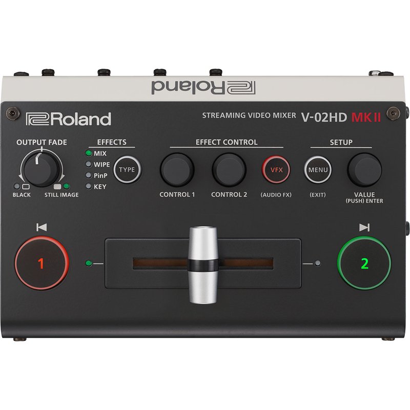 Roland V-02HD MK II WUXGA 800 x 6001024 x 7681280 x 10241280 x 7201280 x 8001366 x 7681400 x 10501600 x 12001920 x... 480p 576p 720p 1080p 4:4:4 10 bit PCM