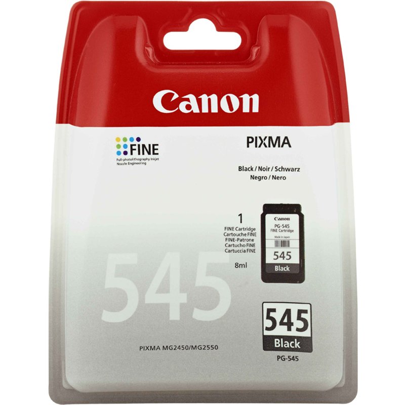 Canon 8287B004/PG-545 Printhead cartridge black Blister. 180 pages 8ml