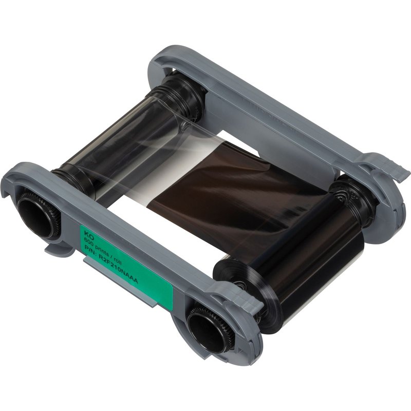 Evolis R2F210NAAA KO Black Ribbon with Overlay (600 Prints)
