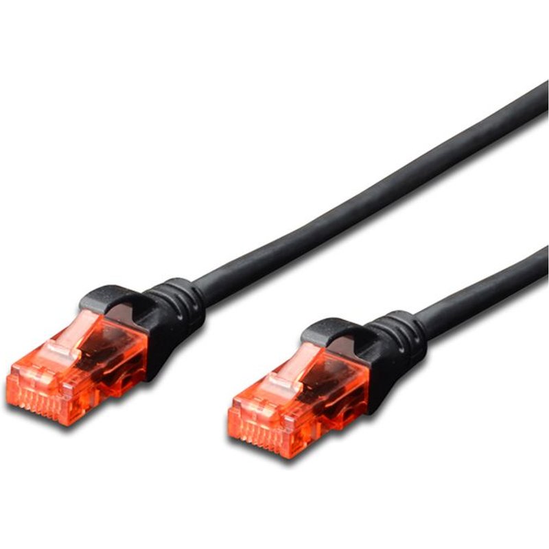FDL 7M CAT.6 UTP LSZH PATCH CABLE - BLACK