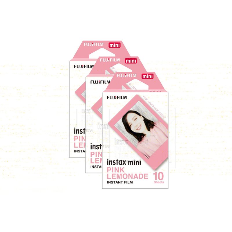 Fujifilm Instax Mini Instant Photo Film - Pink Lemonade - Pack of 30