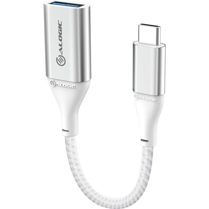 ALOGIC Super Ultra USB 3.1 USB-C to USB-A Adapter - 15cm - Silver. Cable length: 0.15 m. Connector 1: USB C Connector 2: USB A USB version: USB 3.2 Gen 1 (3.1 Gen 1) Maximum data transfer rate: 5 Gbit/s Product colour: Silver