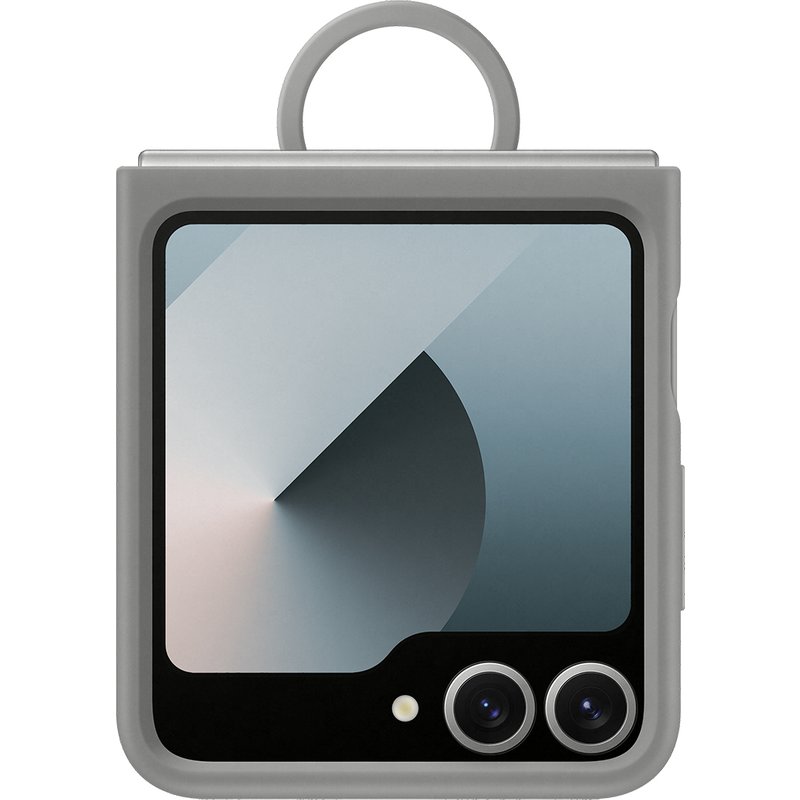 Samsung EF-PF741TJEGWW. Case type: Cover Brand compatibility: Samsung Compatibility: Galaxy Z Flip6 Maximum screen size: 17 cm (6.7") Product colour: Grey