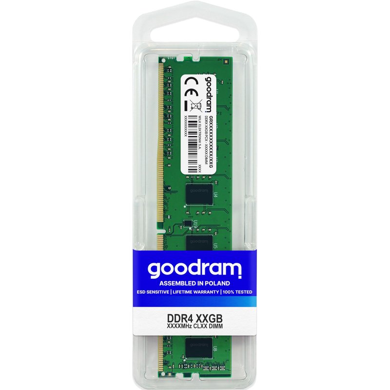 Goodram GR3200D464L22S/8G memory module 8 GB 1 x 8 GB DDR4 288-pin DIM