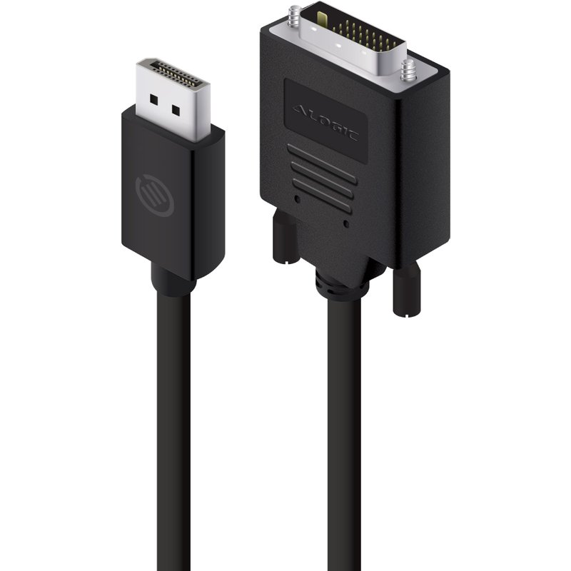 ALOGIC 1m DisplayPort to DVI Cable - Male to Male - ELEMENTS Series