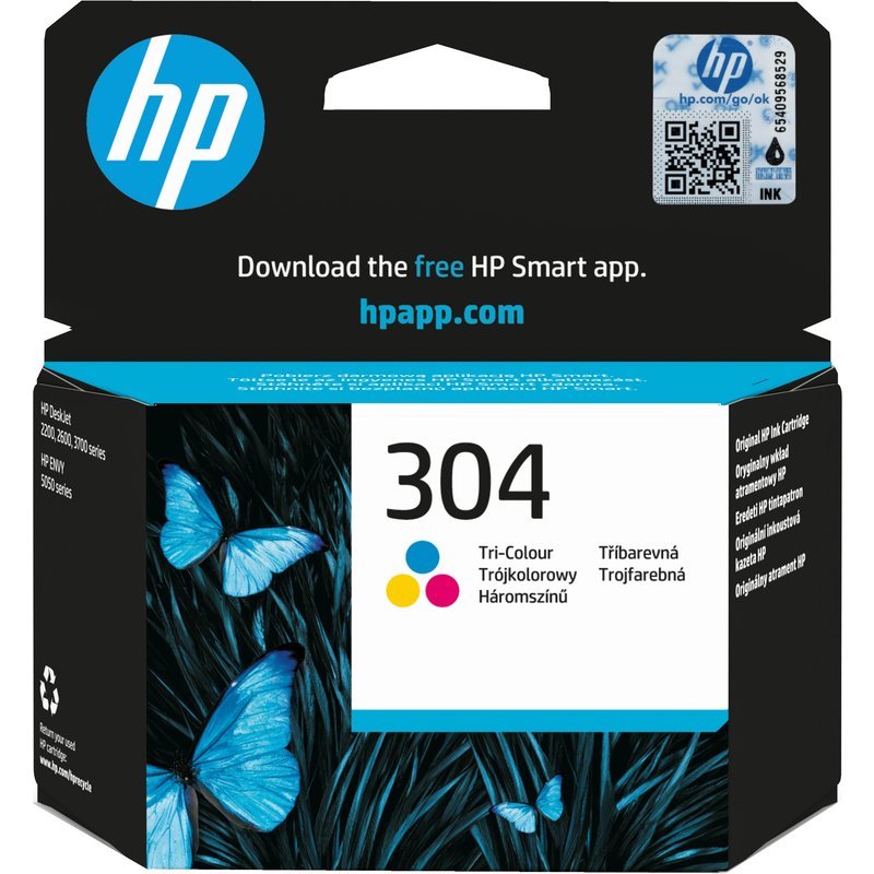 HP N9K05AE/304 Printhead cartridge color. 100 pages/5% 2ml for HP Desk