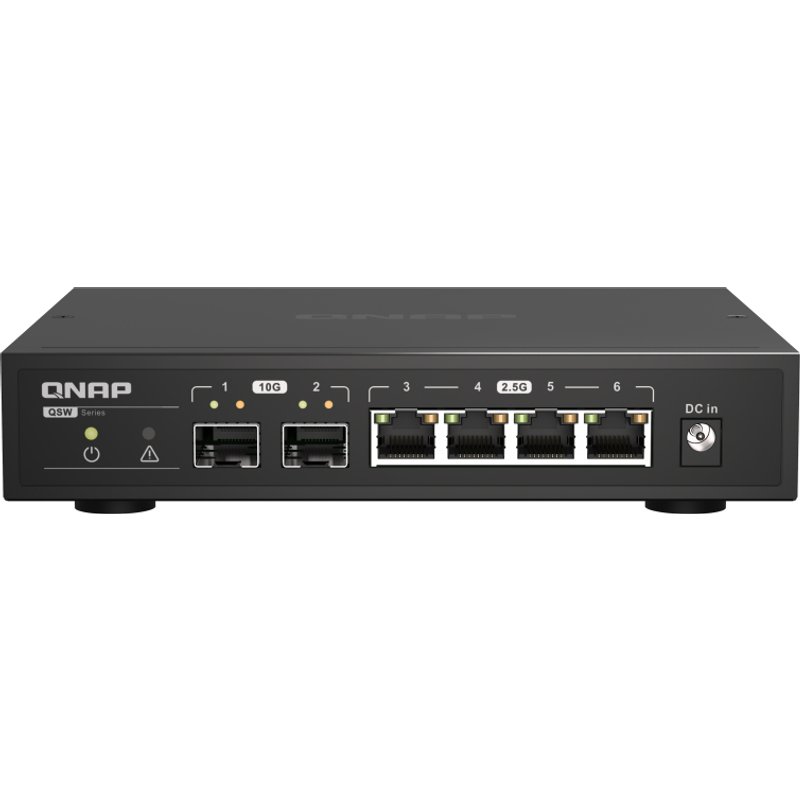 QNAP QSW-2104-2S network switch Unmanaged 2.5G Ethernet Black