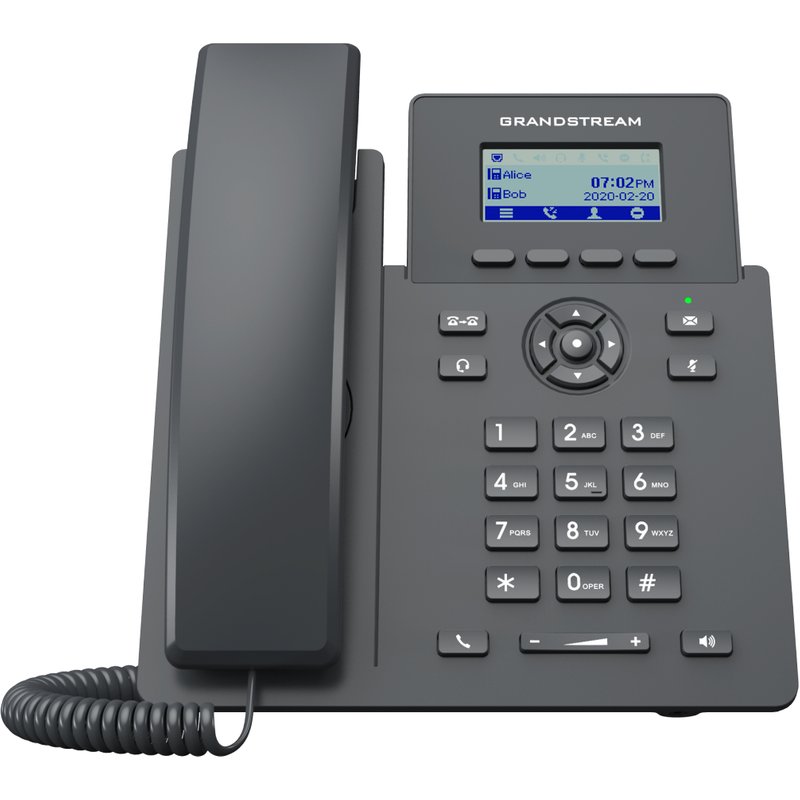 Grandstream Networks GRP2601P IP phone Black 2 lines LCD